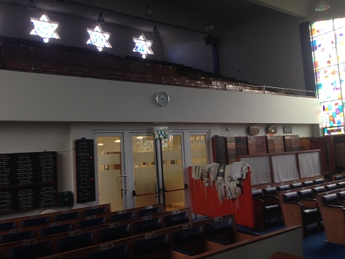 synagogue dublin terenure congregation hebrew jcr interior